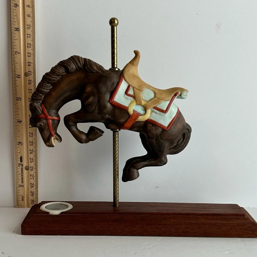 Vintage Bucking Carousel Horse - Picture 3 of 8